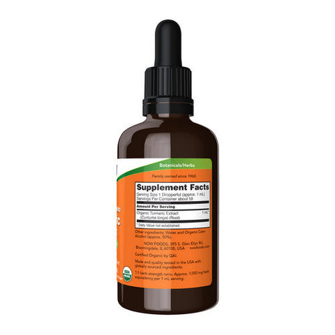 Now Foods, Organic Turmeric Liquid Extract, 2 Oz Now Foods