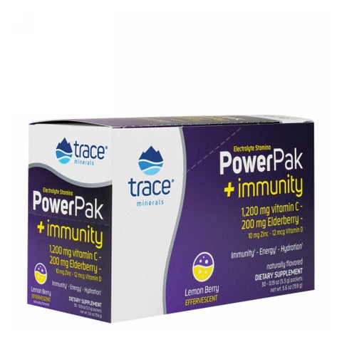 Trace Minerals, Electrolyte Stamina Power Pak + Immunity, 30 Packets Trace Minerals