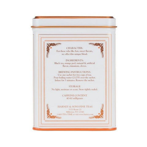 Harney & Sons, Hot Cinnamon Spice Tea, 20 Bags (Case of 4) Harney & Sons
