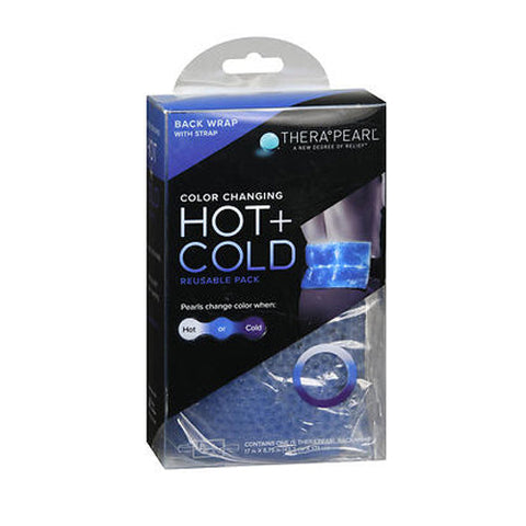 Therapearl, Color Changing Hot & Cold Reusable Back Wrap With Strap, 1 Count Therapearl