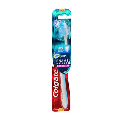 Colgate, 360 Degrees Enamel Health Sensitive Toothbrush Extra soft, 1 Count Colgate