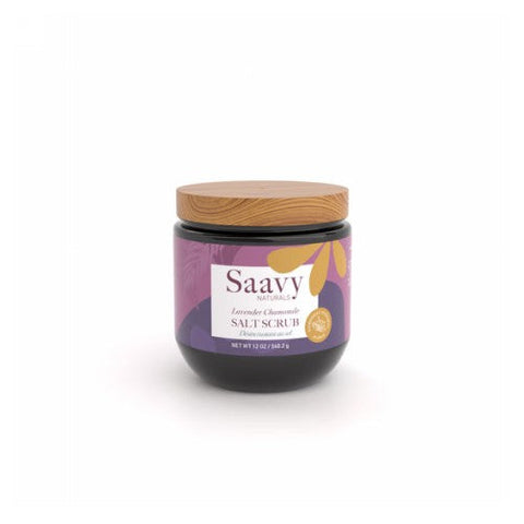 Saavy Naturals, Lavender Chamomile Salt Scrub, 12 Oz Saavy Naturals