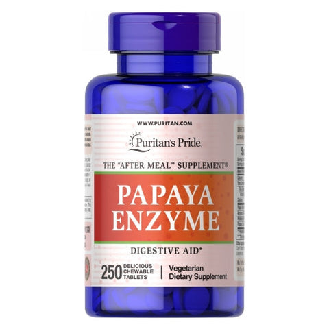 Puritan's Pride, Papaya Enzyme, 250 Chewables Puritan's Pride