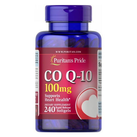 Puritan's Pride, CoQ-10, 100 mg, 240 Rapid Release Softgels Puritan's Pride