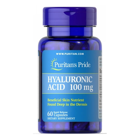 Puritan's Pride, Hyaluronic Acid, 100 mg, 60 Capsules Puritan's Pride
