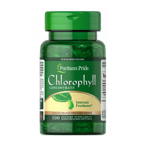 Puritan's Pride, Chlorophyll Concentrate, 50 mg, 100 Softgels Puritan's Pride