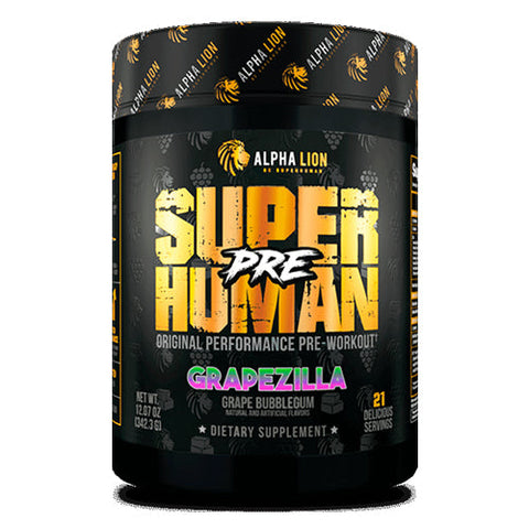 Alpha Lion, Superhuman Pre, Grapezilla 21 Servings Alpha Lion