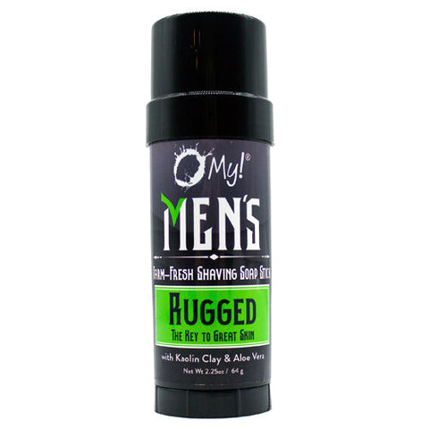 O MY!, Ruggest Shave Soap Stick, 2.5 Oz O MY!