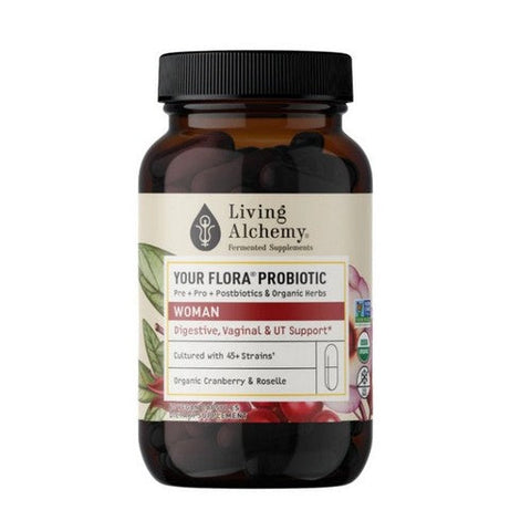 Living Alchemy, Your Flora Probiotics Woman, 60 Caps