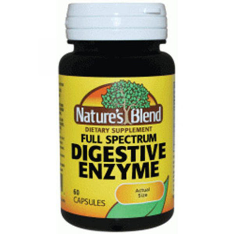 Nature's Blend, Digestive Enzyme, 60 Caps Nature's Blend