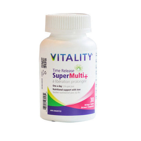 Vitality, VITALITY Time Release Super Multi+, 60 Tabs Vitality