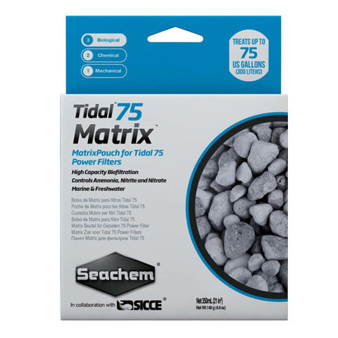 Seachem, Seachem Laboratories Tidal Matrix Biological Media, 1 Each/350 ml Seachem