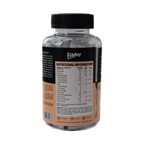 Fitday, Fitday Skin Gummies, Strawberry Flavour 30 Chewable Gummies Fitday