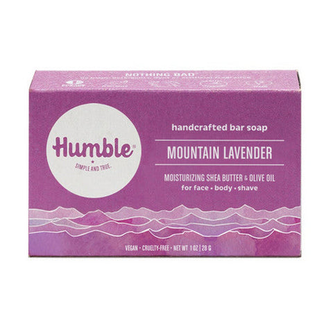 Humble Brands, Bar Soap Travel Size Mountain Lavender, 1 Oz Humble Brands