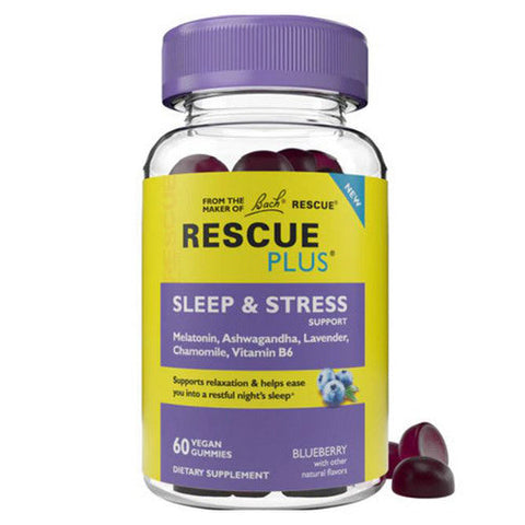 Bach, Rescue Plus Sleep & Stress Support, 60 Gummies Bach