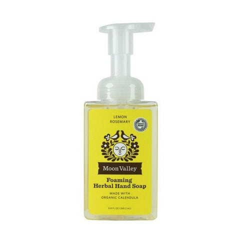 Moon Valley Organics, Organics Foaming Herbal Hand Soap Lemon Rosemary, 8.8 Oz