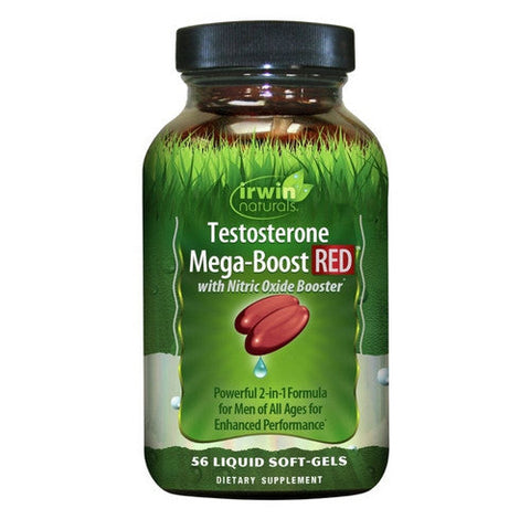 Irwin Naturals, Testosterone Mega-Boost Red, 56 Softgels Irwin Naturals