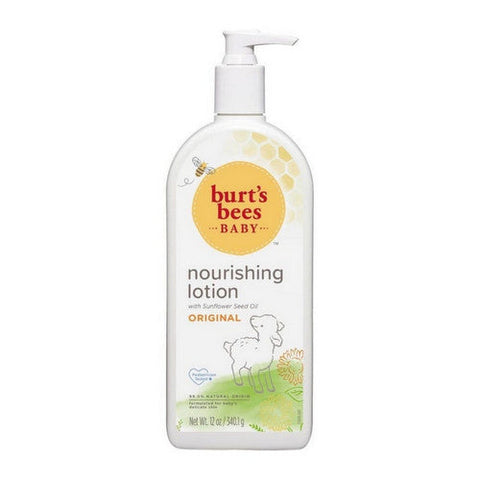 Burts Bees, Baby Bee Original Nourishing Lotion with Pump, 12 Oz