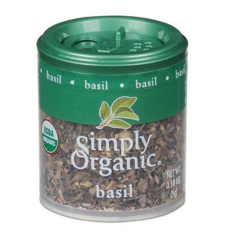 Simply Organic, Organic Basil Leaf, 0.18 Oz Simply Organic