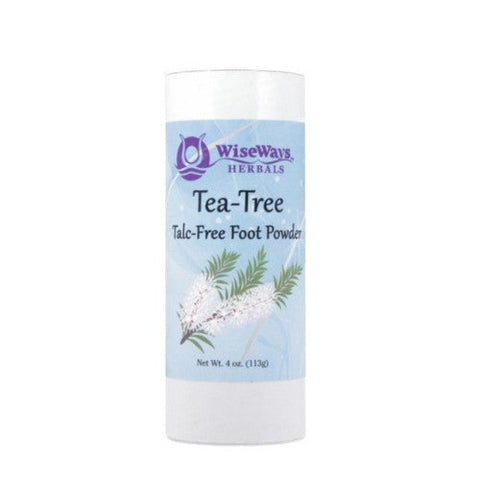 Wise Ways Herbals, Tea Tree Foot Powder, 4 Oz Wise Ways Herbals
