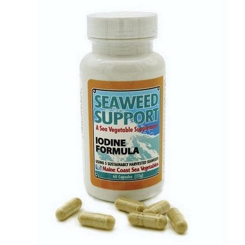 Maine Coast Sea Vegetables, Iodine Formula Seaweed Support, 60 Caps Maine Coast Sea Vegetables