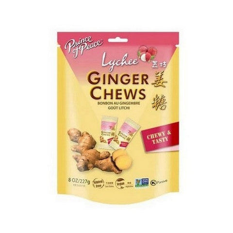 Prince Of Peace, Lychee Ginger Chews, 8 Oz Prince Of Peace