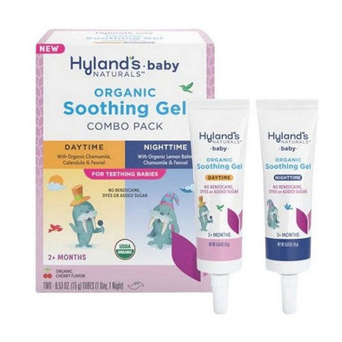 Hylands, Organic Baby Teething Soothing Gel Day Plus Night, 1.6 Oz Hylands