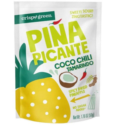 Crispy Green, Pina Picante Coco Chili Tamarindo Freeze Dried Fruit, 1.76 Oz Crispy Green