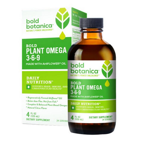 Bold Botanica, Bold Plant Omega 3-6-9, 4 Oz Bold Botanica