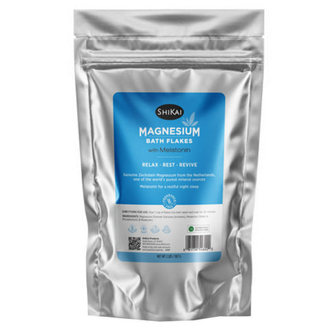 Magnesium Bath Flakes with Melatonin 2 Lbs by Shikai