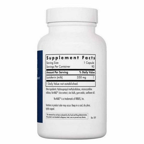 Nutricology/ Allergy Research Group, Laktoferrin Immune Peptide From Colostrum, 350 Mg, 120 Veg Caps Nutricology/ Allergy Research Group