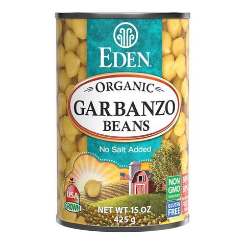 Eden Foods, Organic Garbanzo Beans Chickpeas, 15 Oz (Case Of 12) Eden Foods