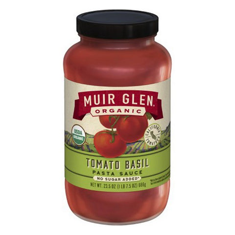 Muir Glen, Organic Tomato Basil Pasta Sauce, 23.5 Oz (Case Of 12) Muir Glen