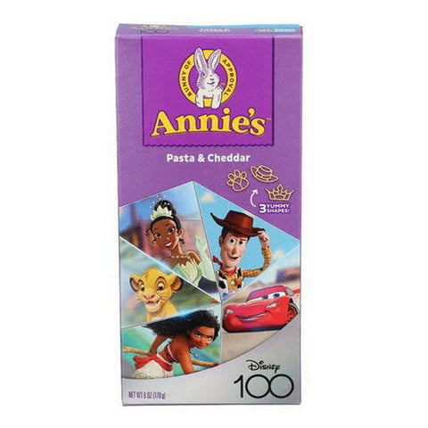 Annie's Homegrown, Disney 100 Shapes Cheddar Mac And Cheese, 6 Oz (Case Of 12) Annie's Homegrown