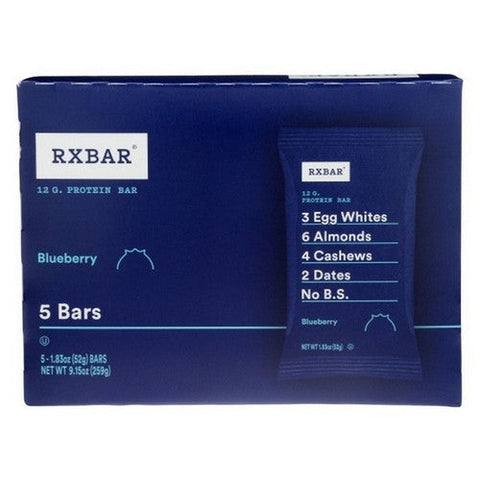 Rxbar, Protein Bar Blueberry, 5 Count(Case Of 6) Rxbar