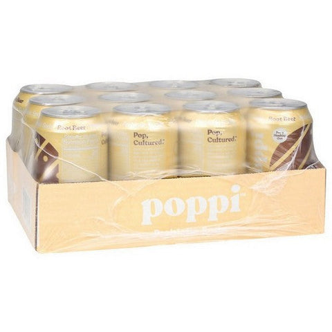 Poppi, Prebiotic Soda Root Beer, 12 Oz(Case Of 12) Poppi