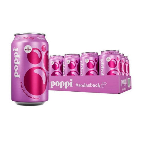 Poppi, Prebiotic Soda Doc Pop, 12 Oz(Case Of 12) Poppi