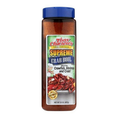 Tony Chachere's, Supreme Crab Boil, 32 Oz(Case Of 6) Tony Chachere's
