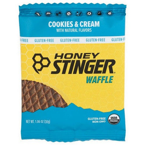 Honey Stinger, Cookies And Cream Waffle Nutrition Bar, 1.06 Oz(Case Of 12) Honey Stinger