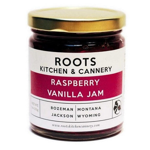 Roots Kitchen And Cannery, Raspberry Vanilla Jam, 9 Oz (Case Of 6) Roots Kitchen And Cannery
