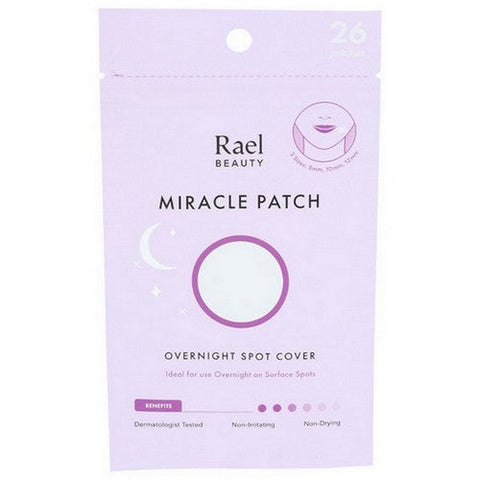 Rael, Beauty Miracle Pimple Patch Overnight Spot Cover For Acne, 26 Packets (Case Of 12) Rael