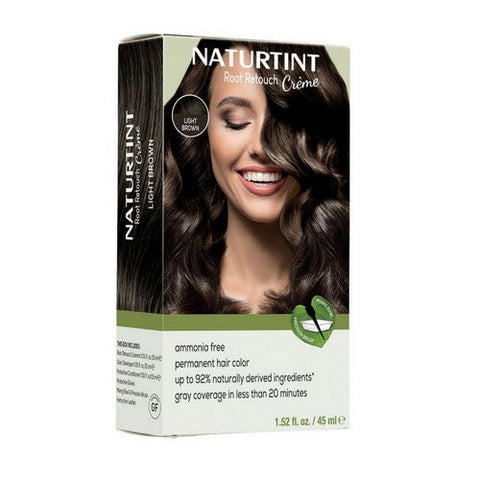 Naturtint, Root Retouch Creme Permanent Hair Color Light Brown, 1.52 Oz Naturtint
