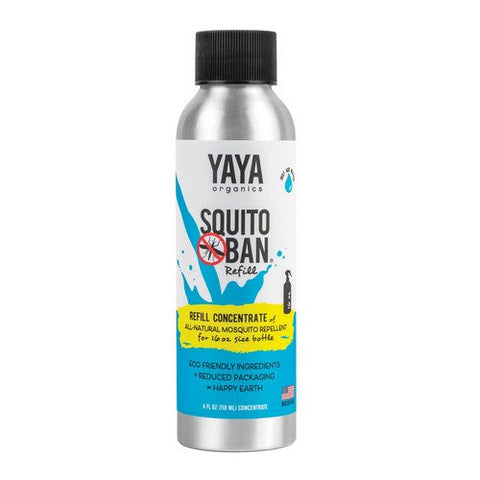 Yaya Organics, Squito Ban Refill Concentrate Mosquito Repellent, 4 Oz Yaya Organics