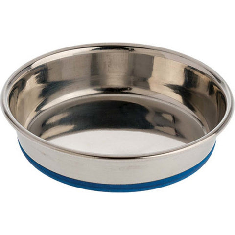 OurPets, OurPets Premium Rubber Bonded Stainless Steel Cat Bowl, Silver,  8 Ounces OurPets