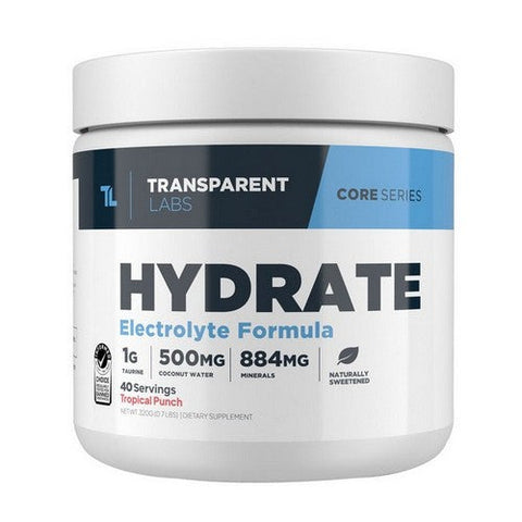 Transparent Labs, Tropical Punch Hydrate, 11.04 Oz Transparent Labs