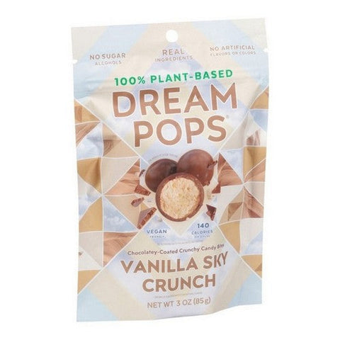 Dream Pops, Vanilla Sky Crunch Candy Bites, 3 Oz (Case Of 8) Dream Pops
