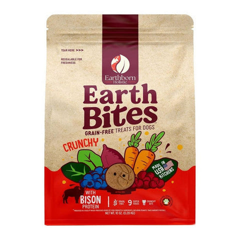 Earthborn, Holistic Earthbites Grain Free Treats, 10 Oz, Bison Earthborn