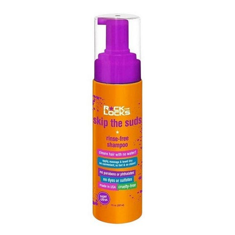 Rock The Locks, Super Citrus Foaming No Rinse Shampoo, 7 Oz Rock The Locks