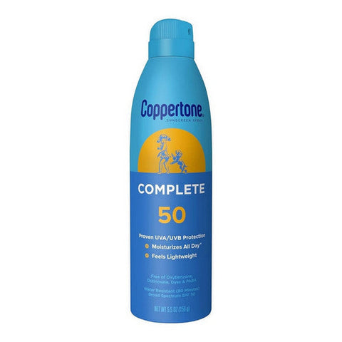 Coppertone, Sunscreen Spray Complete SPF 50, 5.5 Oz Coppertone