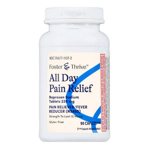 Foster And Thrive, All Day Pain Relief Naproxen Sodium, 220 Mg, 90 Caps Foster And Thrive